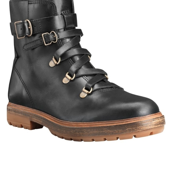 TIMBERLAND RILEY FLAIR HIKEr boots size 7 color black - Picture 6 of 10